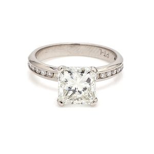 2.00ct Square Radiant Cut Diamond Ring